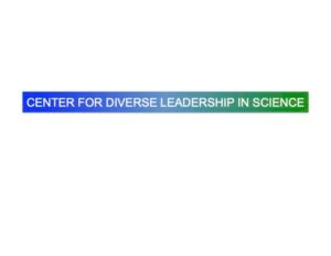 Logo for the Center for Diverse Leadership in Science
